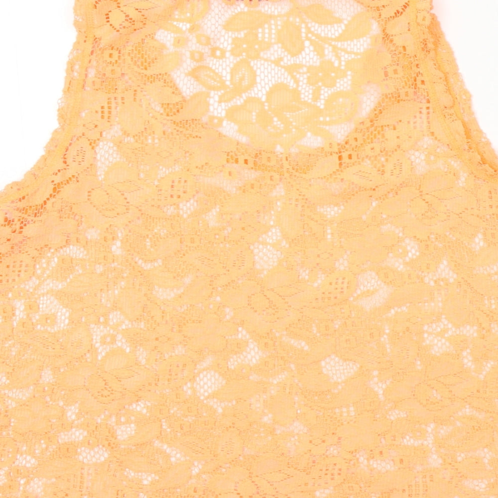 Primark Womens Orange   Basic T-Shirt Size 12