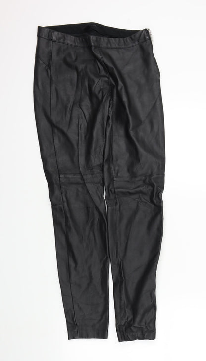 Womens UK Size 8 H&M Regular Fit  Black Trousers