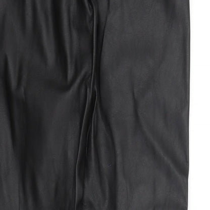 Womens UK Size 8 H&M Regular Fit  Black Trousers