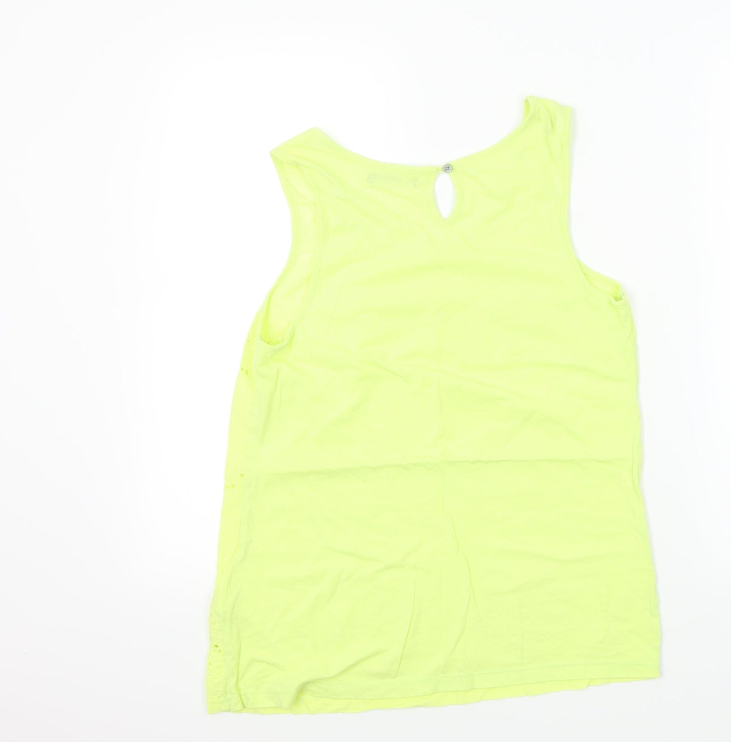 George Womens Yellow   Basic T-Shirt Size 10