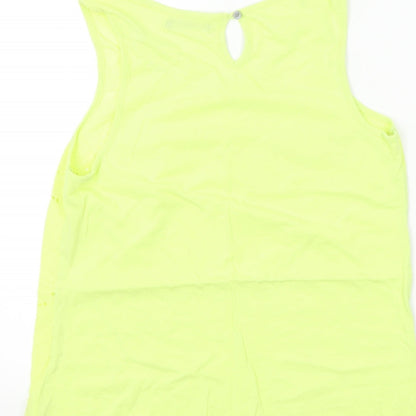 George Womens Yellow   Basic T-Shirt Size 10