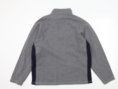 Easy Mens Grey   Pullover Jumper Size M