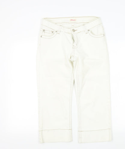 miami Womens Beige   Straight Jeans Size 12 L21 in