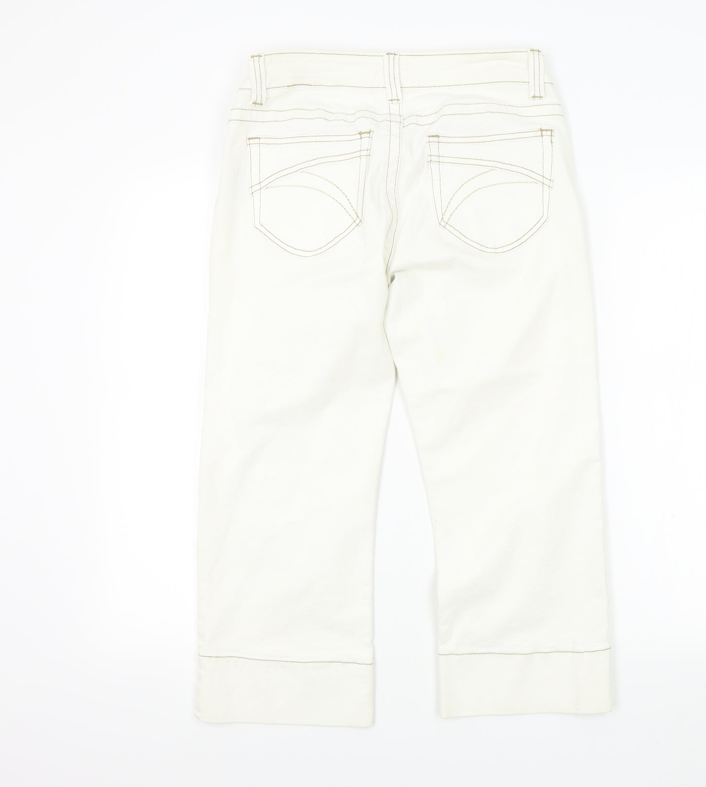 miami Womens Beige   Straight Jeans Size 12 L21 in
