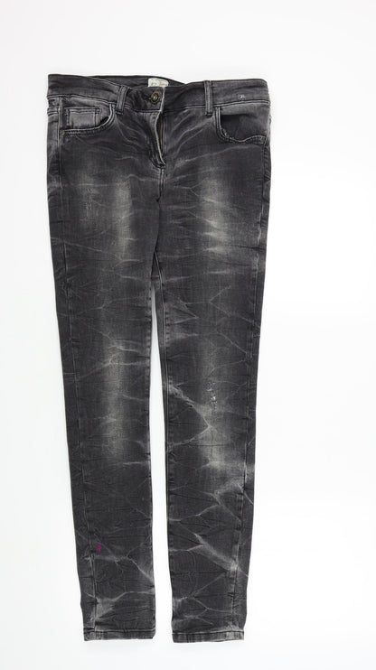 river joland Womens Black   Straight Jeans Size 12 L30 in