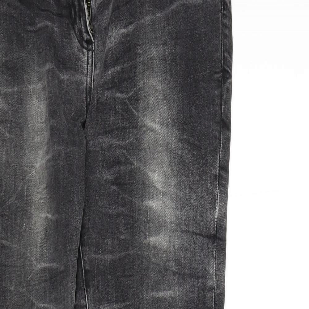river joland Womens Black   Straight Jeans Size 12 L30 in