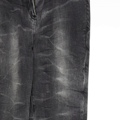 river joland Womens Black   Straight Jeans Size 12 L30 in