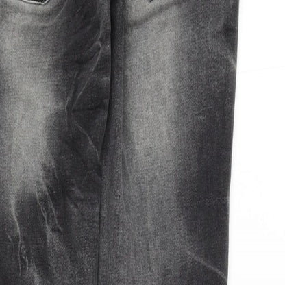 river joland Womens Black   Straight Jeans Size 12 L30 in