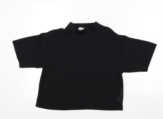 Womens UK Size 10 COLLUSION Black Basic Blouse