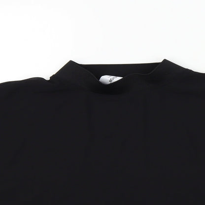Womens UK Size 10 COLLUSION Black Basic Blouse