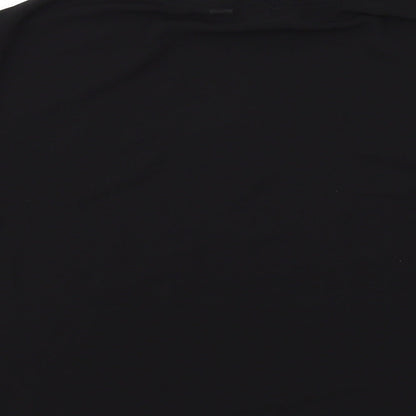 Womens UK Size 10 COLLUSION Black Basic Blouse