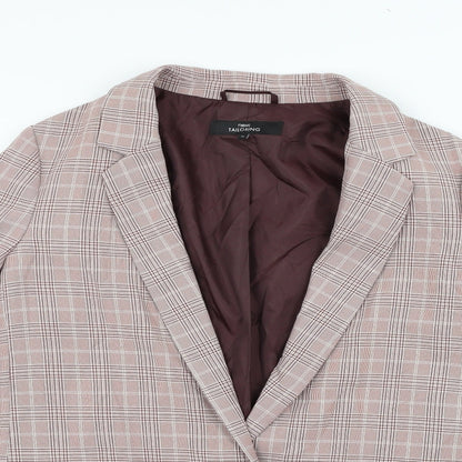 NEXT Womens Pink Check  Jacket Blazer Size 12
