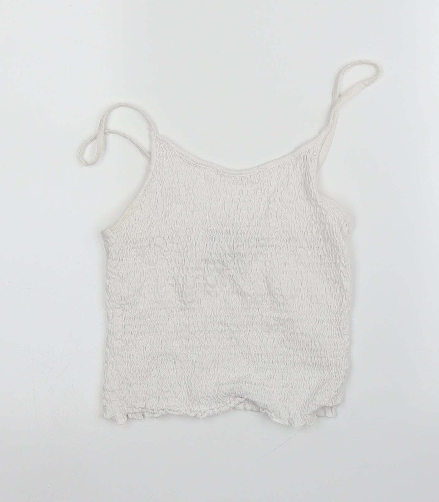 Womens UK Size 10 New Look White Camisole Blouse