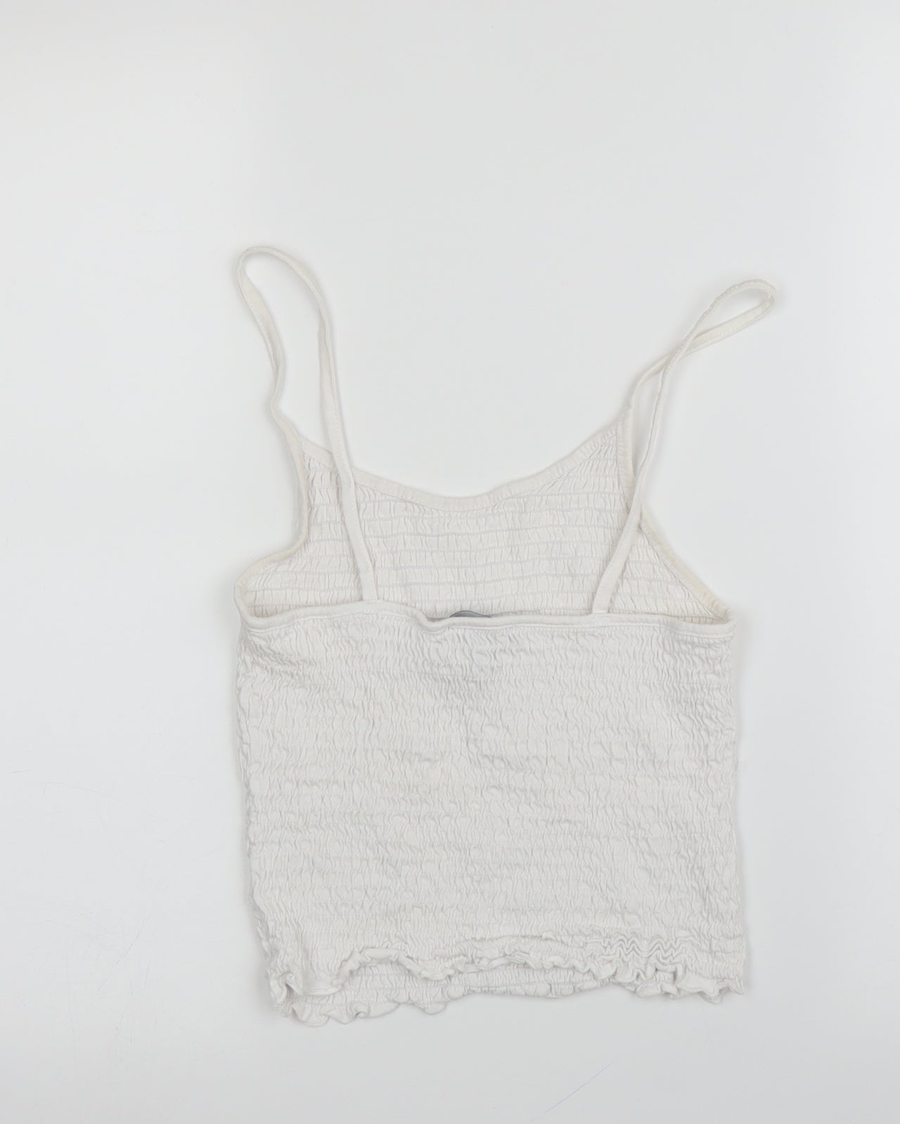 Womens UK Size 10 New Look White Camisole Blouse