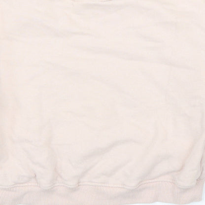 Next Girls Pink   Pullover Jumper Size 7 Years