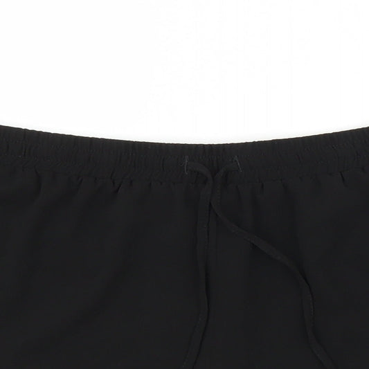 Papaya Womens Black   Cut-Off Shorts Size 10