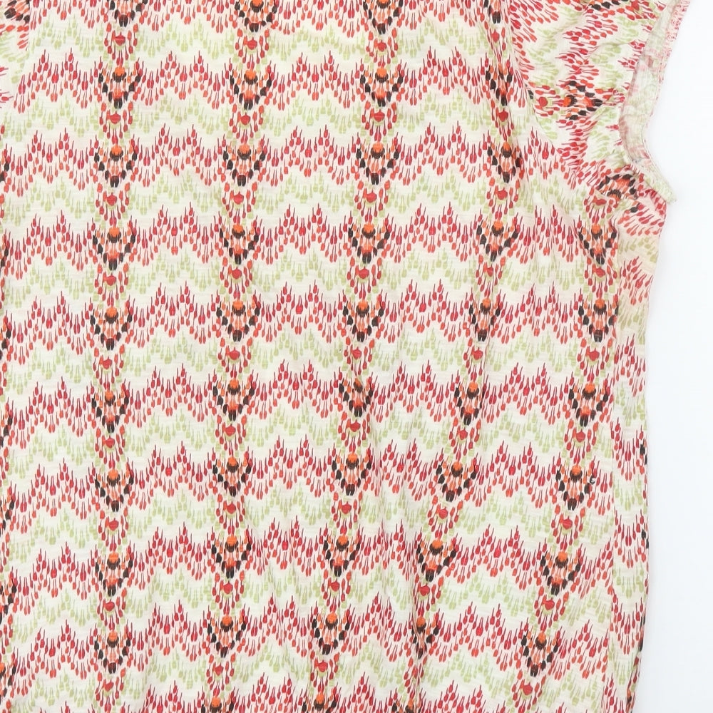 Womens UK Size 14 BHS Red Basic Blouse