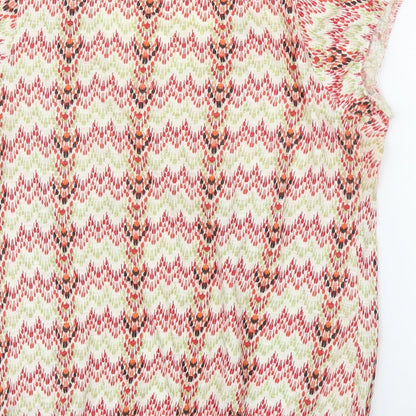 Womens UK Size 14 BHS Red Basic Blouse