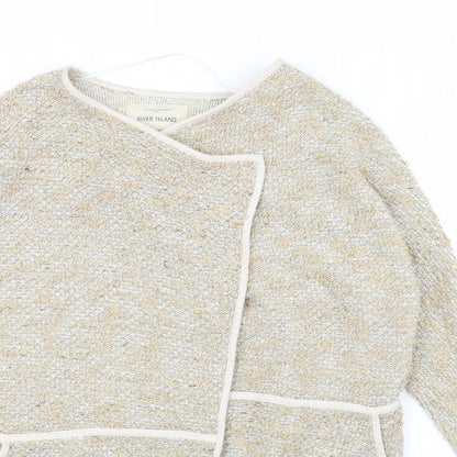River Island Womens Beige   Cardigan Jumper Size 6