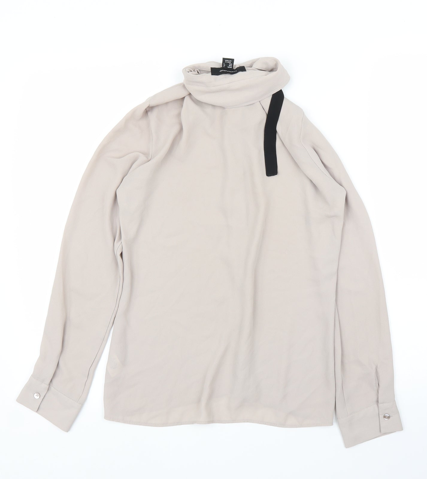 Primark Womens Beige   Basic Button-Up Size 6