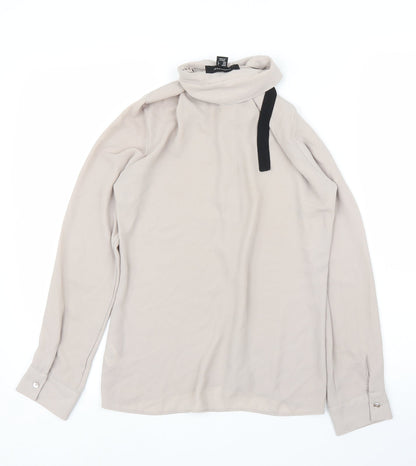 Primark Womens Beige   Basic Button-Up Size 6