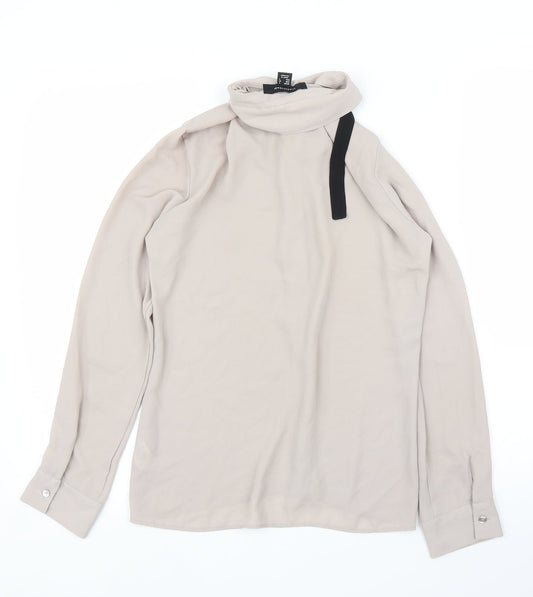 Primark Womens Beige   Basic Button-Up Size 6