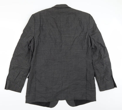 Mens UK Size  Daniel Hetcher Regular Grey Suit Jacket