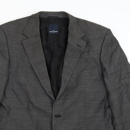 Mens UK Size  Daniel Hetcher Regular Grey Suit Jacket
