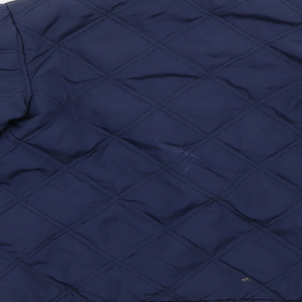 st bernard Baby Blue   Quilted Coat Size 18-24 Months
