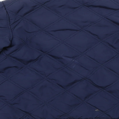 st bernard Baby Blue   Quilted Coat Size 18-24 Months