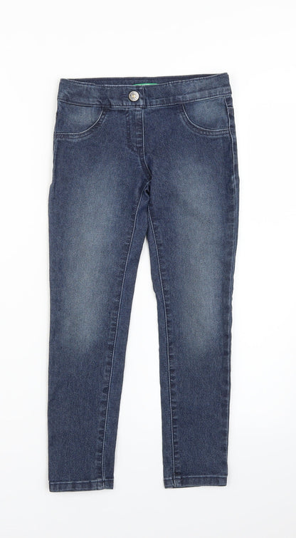 United Colors of Benetton Girls Blue  Denim Skinny Jeans Size S