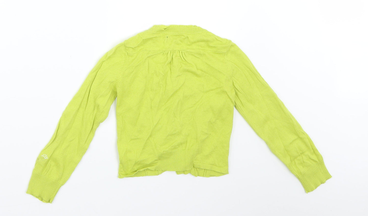 Jean Bourget Girls Green   Cardigan Jumper Size 5 Years