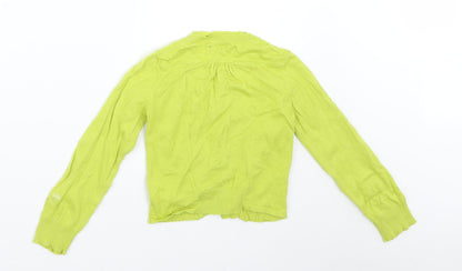 Jean Bourget Girls Green   Cardigan Jumper Size 5 Years