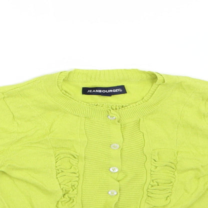 Jean Bourget Girls Green   Cardigan Jumper Size 5 Years