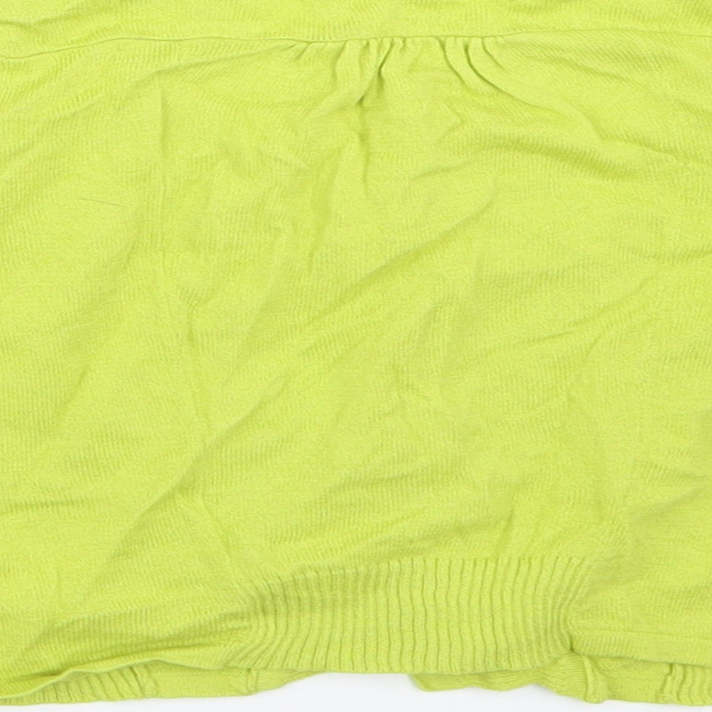 Jean Bourget Girls Green   Cardigan Jumper Size 5 Years