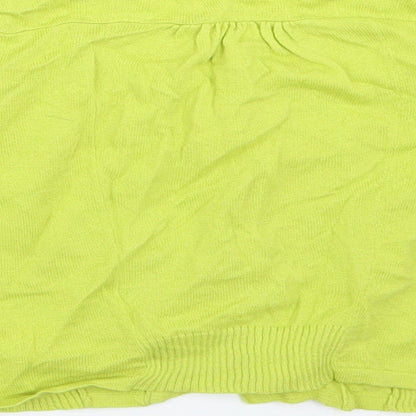 Jean Bourget Girls Green   Cardigan Jumper Size 5 Years