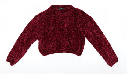 Cameo Rose Womens Red Pullover Jumper Size L