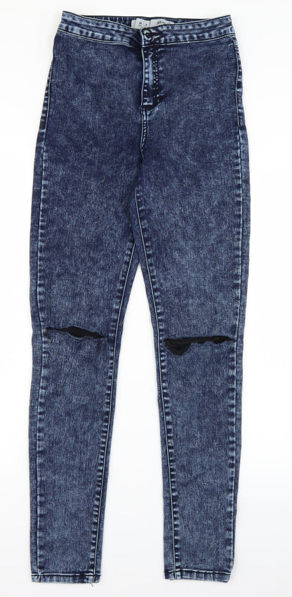 Primark Womens Blue  Denim Jegging Jeans Size 10 L29 in