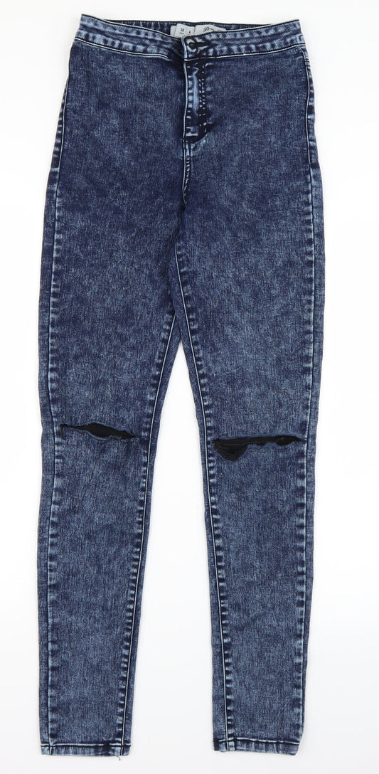 Primark Womens Blue  Denim Jegging Jeans Size 10 L29 in