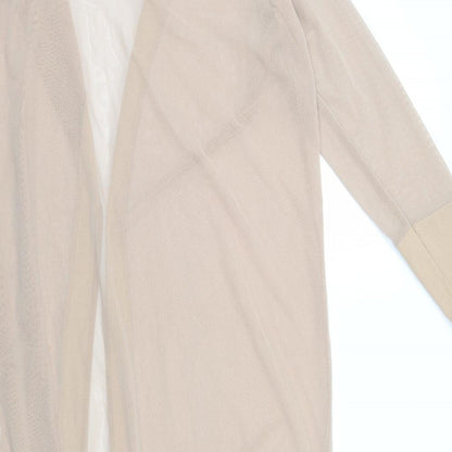 Boohoo Womens Beige   Jacket  Size M