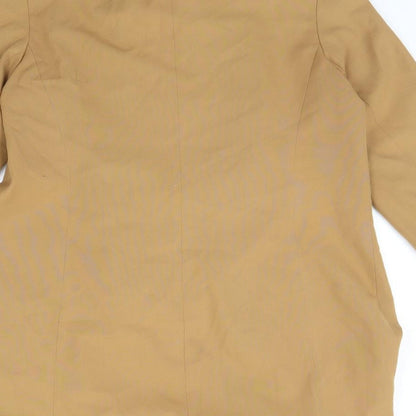 Womens UK Size 16 Preworn Brown Overcoat