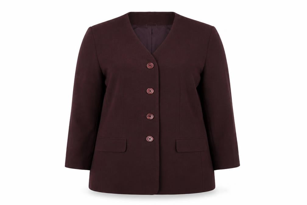Womens UK Size 18 Essentials Purple Jacket