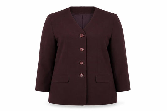 Womens UK Size 18 Essentials Purple Jacket