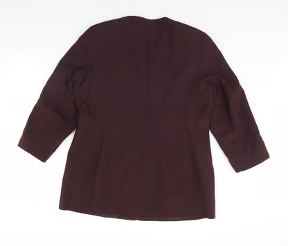Womens UK Size 18 Essentials Purple Jacket