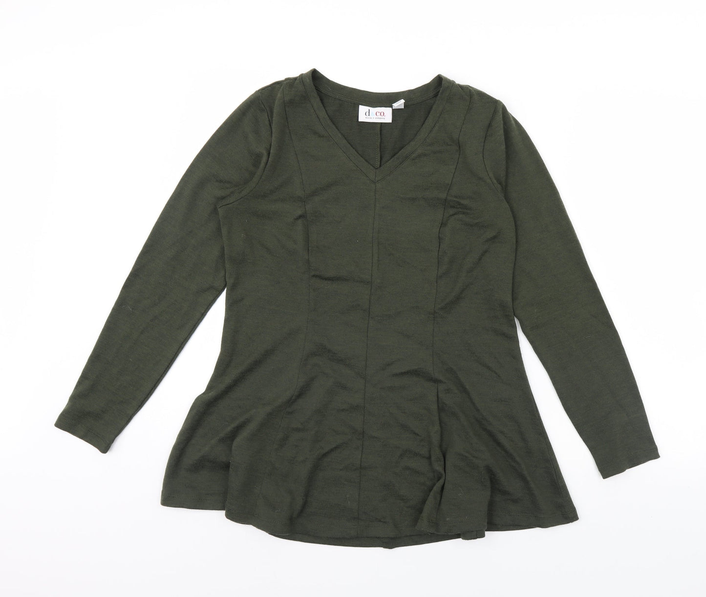 D&Co. Womens Green   Pullover Jumper Size S