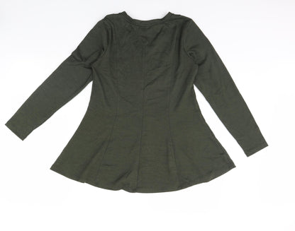 D&Co. Womens Green   Pullover Jumper Size S