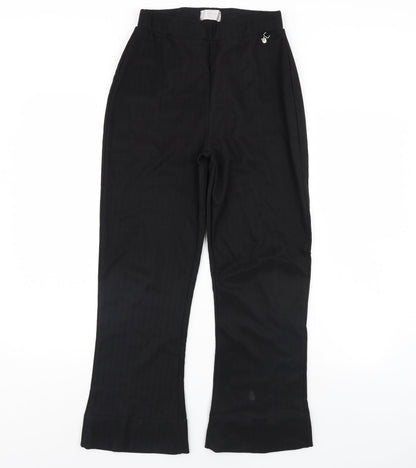 Preworn Womens Black   Trousers  Size 12 L29 in