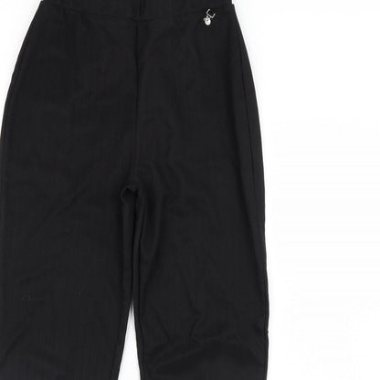 Preworn Womens Black   Trousers  Size 12 L29 in