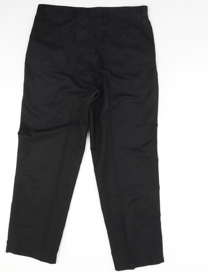 Womens UK Size S Dunlop Regular Fit  Black Trousers