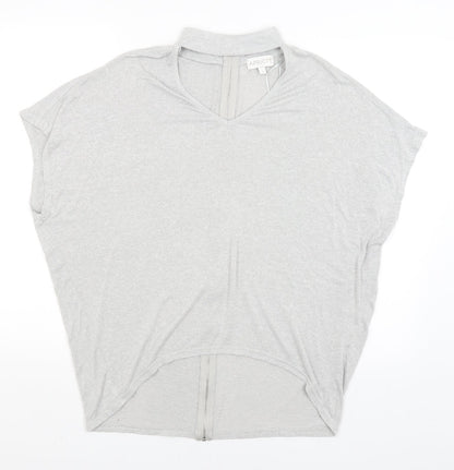 Apricot Womens Grey   Full Zip Jumper Size S
